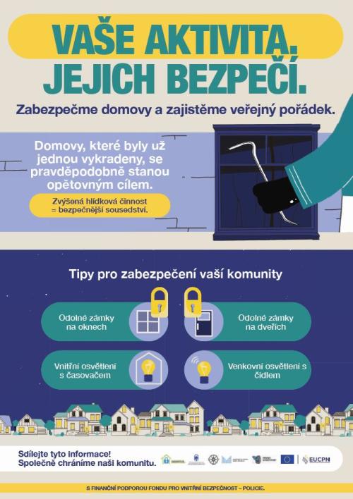 KARLOVARSKÝ KRAJ – Policisté upozorňují na zabezpečení objektů před dovolenými - Evropského dne proti vloupání  1