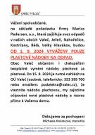 UPOZORNĚNÍ - Výměna nádob TKO