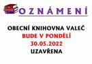 Uzavření knihovny 1